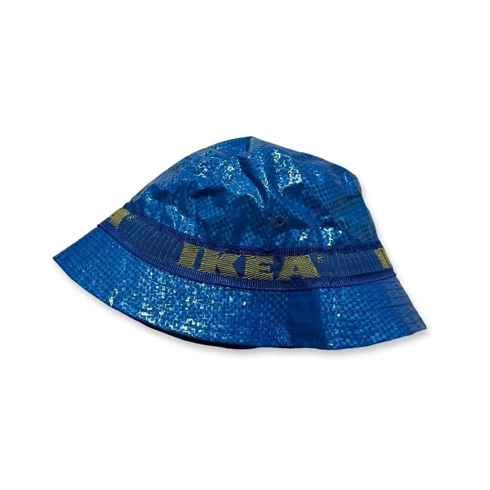 IKEA upcycled blue bag bucket hat | O/S fits all | brand new